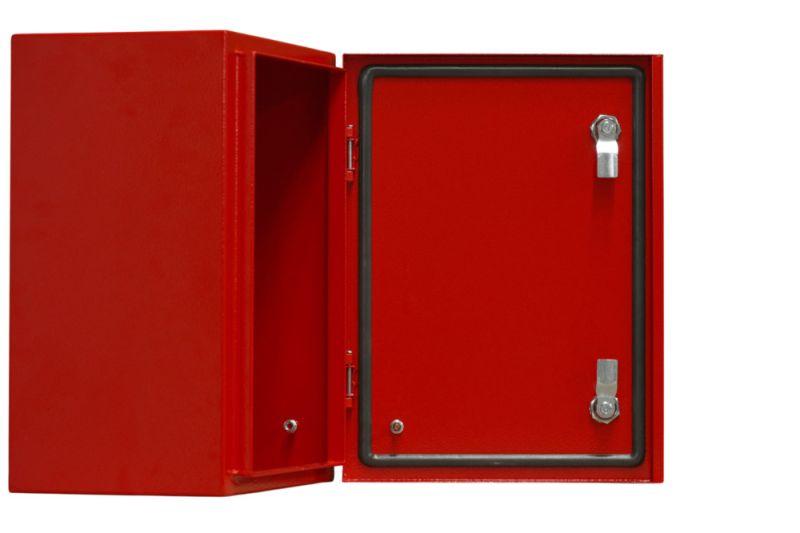 Корпус металлический ЩРНМ IP55 250х200х150 RAL3020 DEKraft 32523DEK