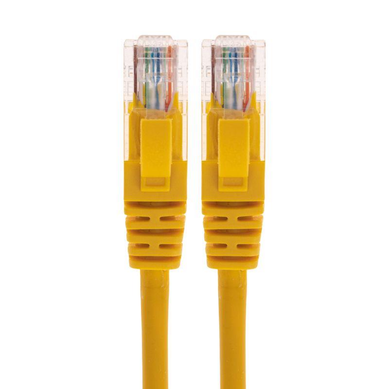 Патч-корд U/UTP CAT 6 RJ45-RJ45 26AWG LSZH желт. 0.5м Rexant 02-0295-05