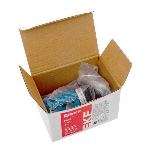 Переключатель кулачковый ПК-1-103 3п 10А "0-1-2-3" IP65 EKF pk-1-103-10-65