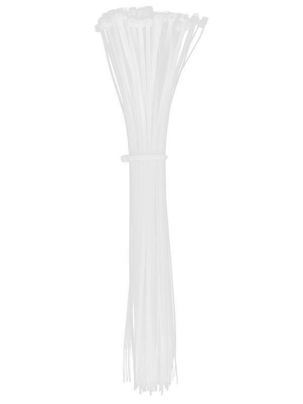 Хомут кабельный 2.5х250 нейл. бел. (уп.100шт) IEK UHH31-D025-250-100