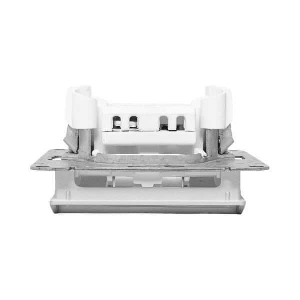 Выключатель карточный Эпика с подсветкой механизм алюм. EKF UP1-SWA-card