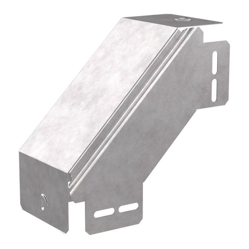 Угол для лотка вертикал. внешний 90град. 100х80 Стандарт с крышкой Промрукав PR16.0543