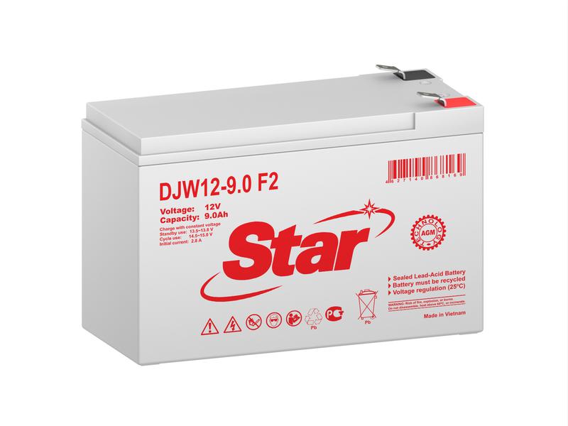 Аккумулятор 12В 9А.ч Star DJW12-9.0 F2
