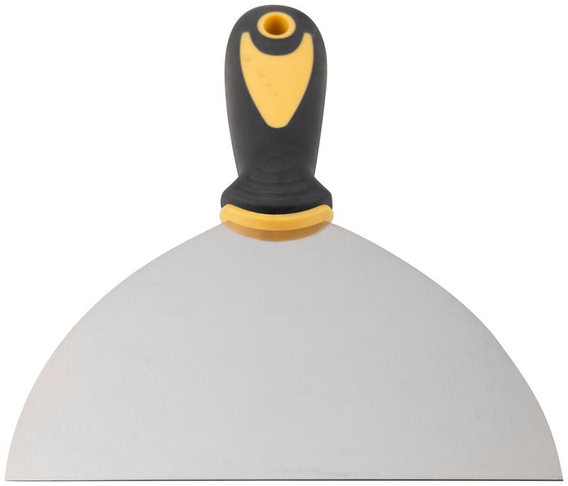 Шпатель нерж. сталь прорезиненная ручка 6дюйм (150мм) FIT 06698