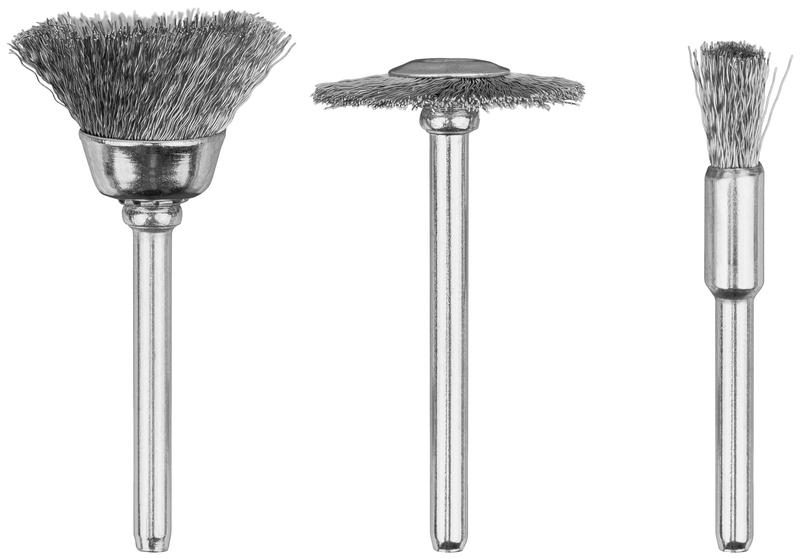 Корщетка из нержавеющей стали набор 3шт FIT 36906