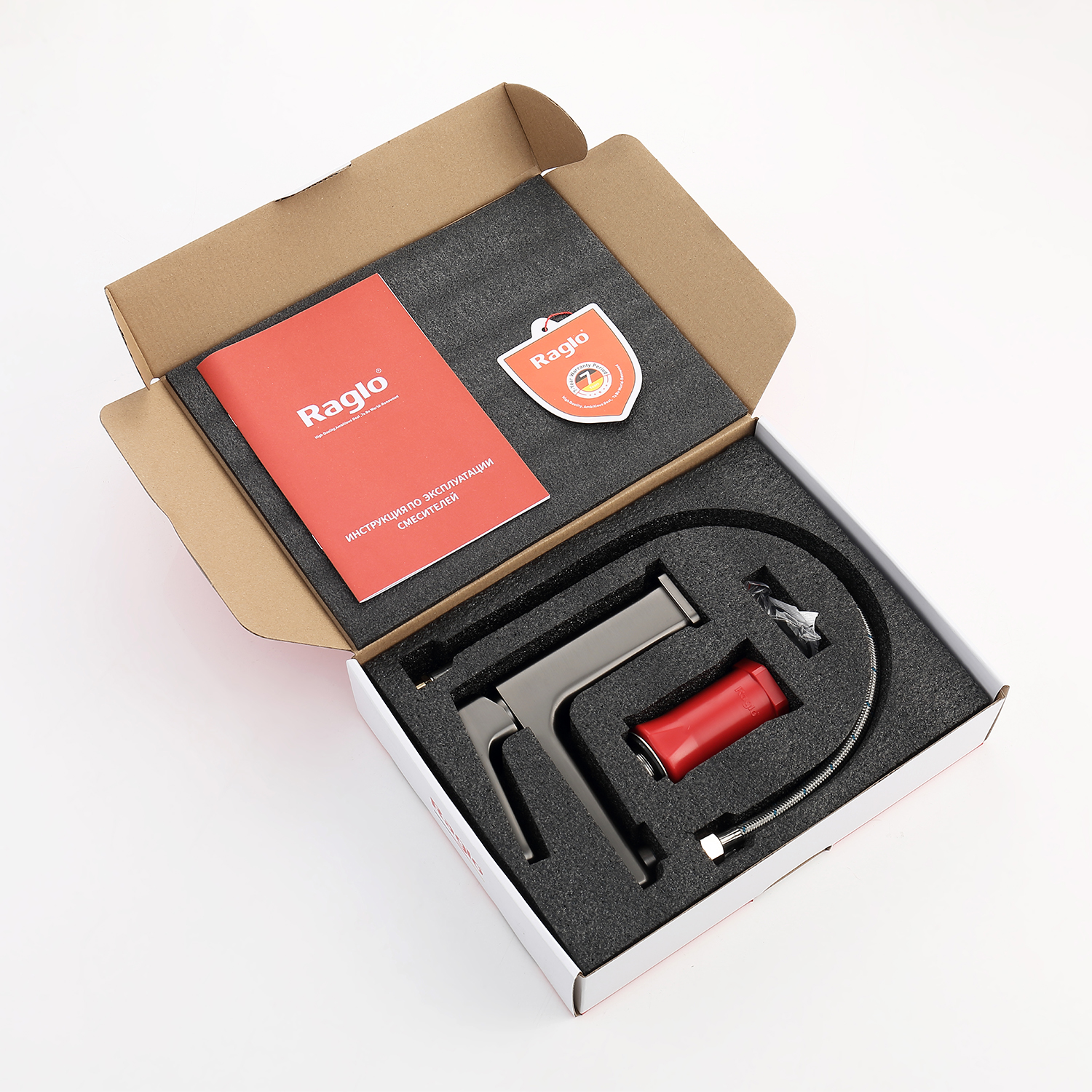 Смеситель для раковины Raglo R51.10.09, графит