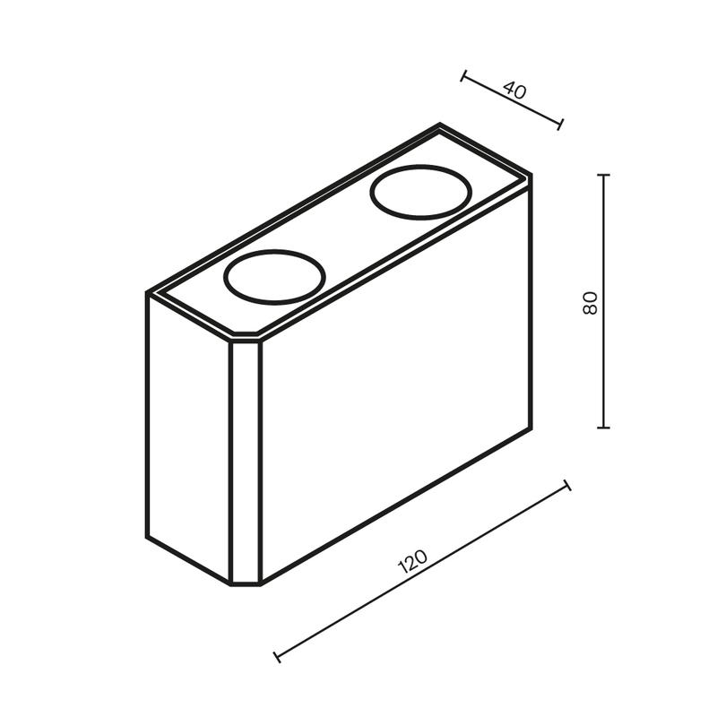 Светильник светодиодный Show 4Вт 3000К IP54 архитектурная подсветка Maytoni O433WL-L4W3K