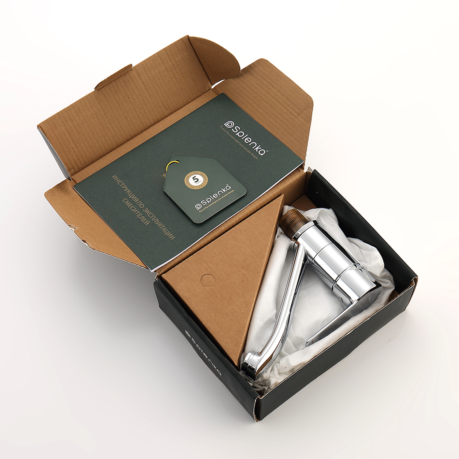 Смеситель для кухни Splenka S05.45, хром