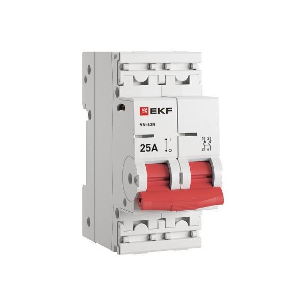 Выключатель нагрузки 2п 25А ВН-63N PROxima EKF S63225