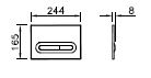 L-box VitrA Integra Square, 9856B003-7206