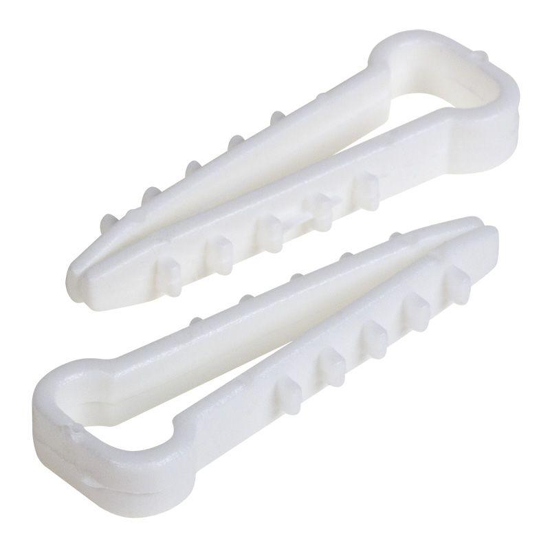 Дюбель-хомут 5-10 для плоского кабеля бел. (уп.10шт) PROCONNECT 07-4611-9