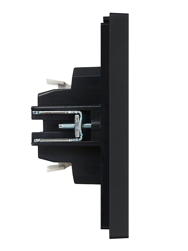 Выключатель 1-кл. СП FORTE&PIANO 10А FP102 с индикацией черн. IEK FP-V10-1-10-1-K02