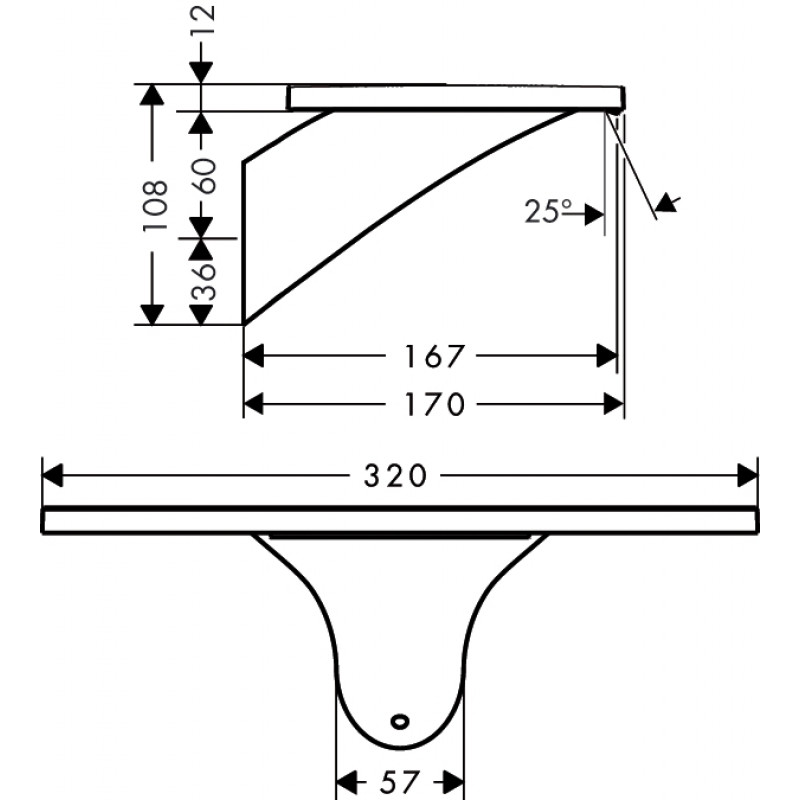 Излив Axor Massaud 18472000 на ванну