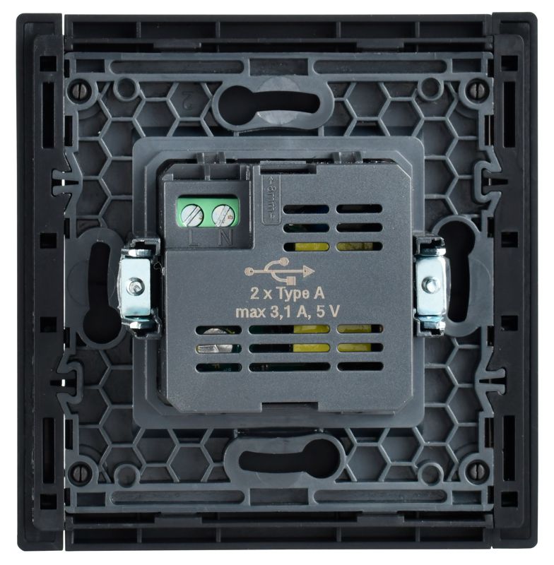 Розетка USB A+A 3.1А FORTE&PIANO FP349 сер. IEK FP-U21-D31-K03