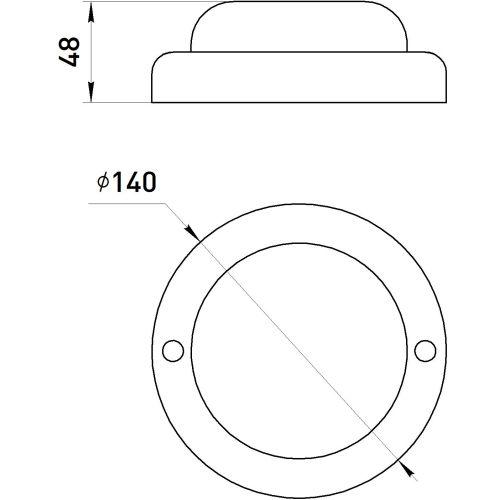 Светильник светодиодный SPB-201-3-40K-008 8Вт 4000К IP65 760лм ЖКХ с ИК датчиком движения бел. Эра Б0062507