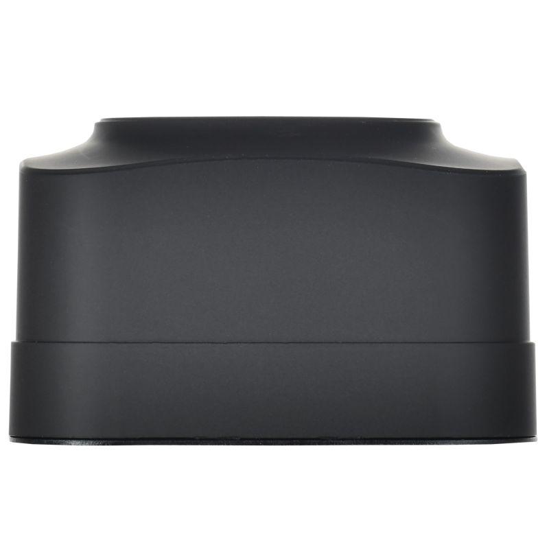 Розетка 4-м ОП GLORY РС24-3-ХЧм 16А с заземл. без защ. шторок черн. матов. IEK ERH41-K02M-16