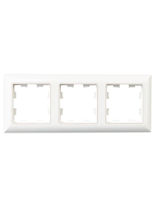 Рамка 3-м BRITE РУ-3-Бр бел./бел. IEK BR-M32-12-K01