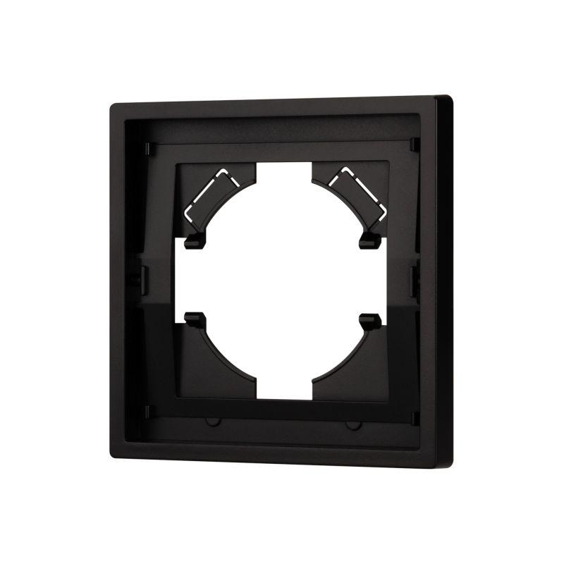 Рамка пластиковая FRM-TENDO-PL-1-BK Arlight 053836