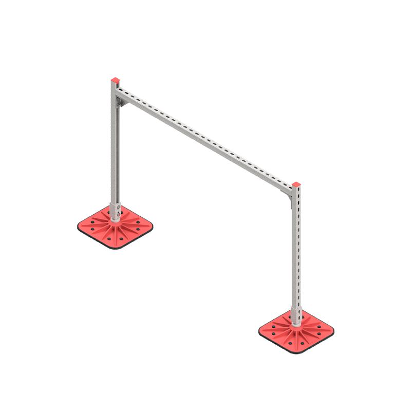 Конструкция опорная для горизонт. прямоугольн. воздуховодов и метал. лотков кабеленесущих систем TECHNORAPTOR FOOT 1500х1000 HD КМ TR0289