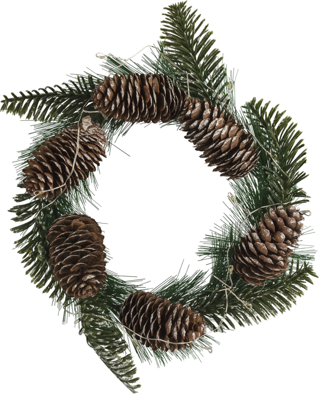 Гирлянда светодиодная "Венок шишки" 95 036 NGF-D041-02 WW Navigator 95036