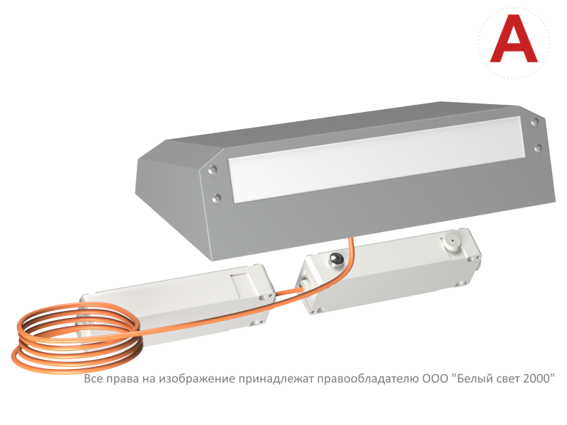 Светильник аварийный BS-CUSTOS-51-L1-INEXI3-AUTOTEST 4000К Gray (-60) Белый свет a32375
