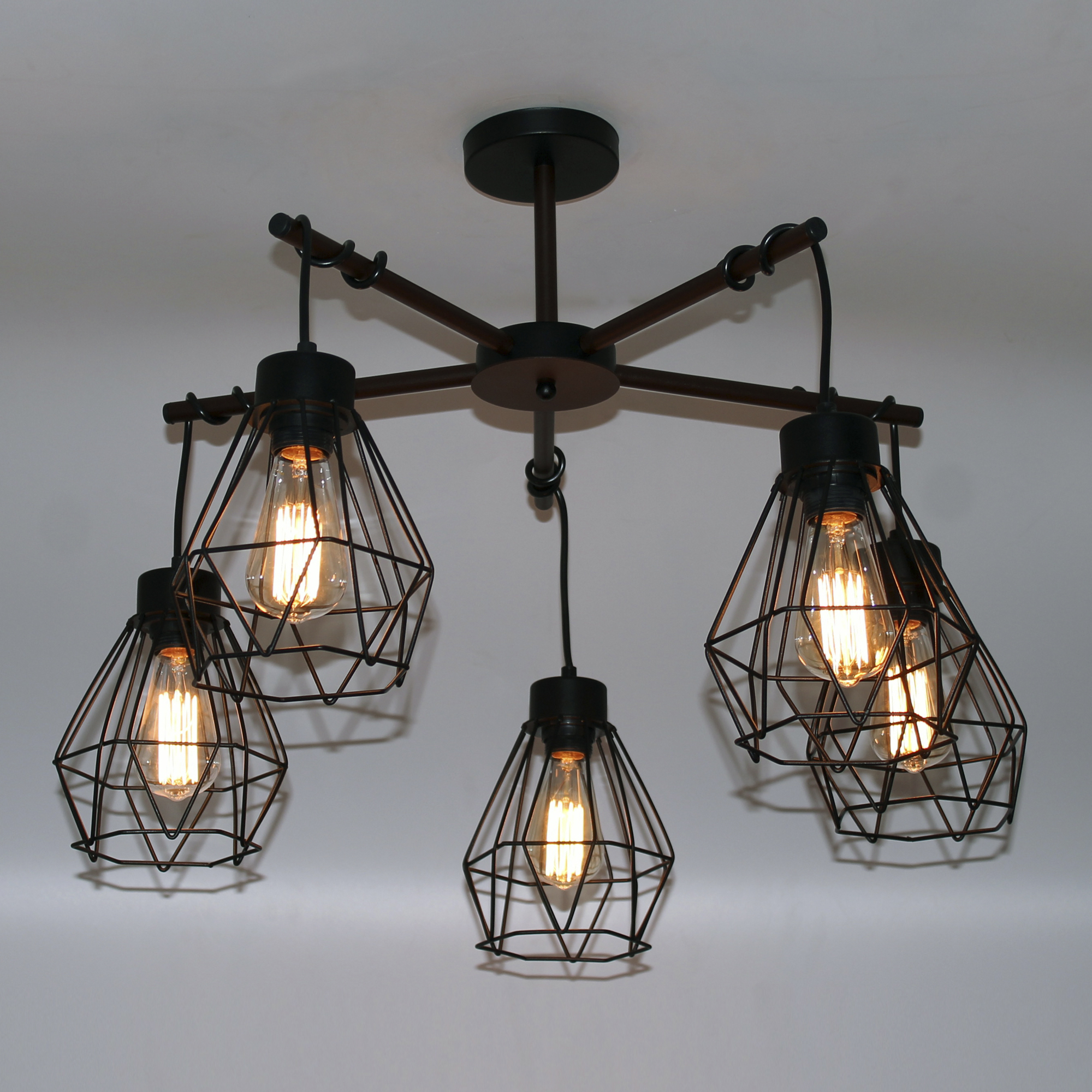 Светильник Магна 151 черн.муар НПБ 01-5х60-161 Е27 ИМ