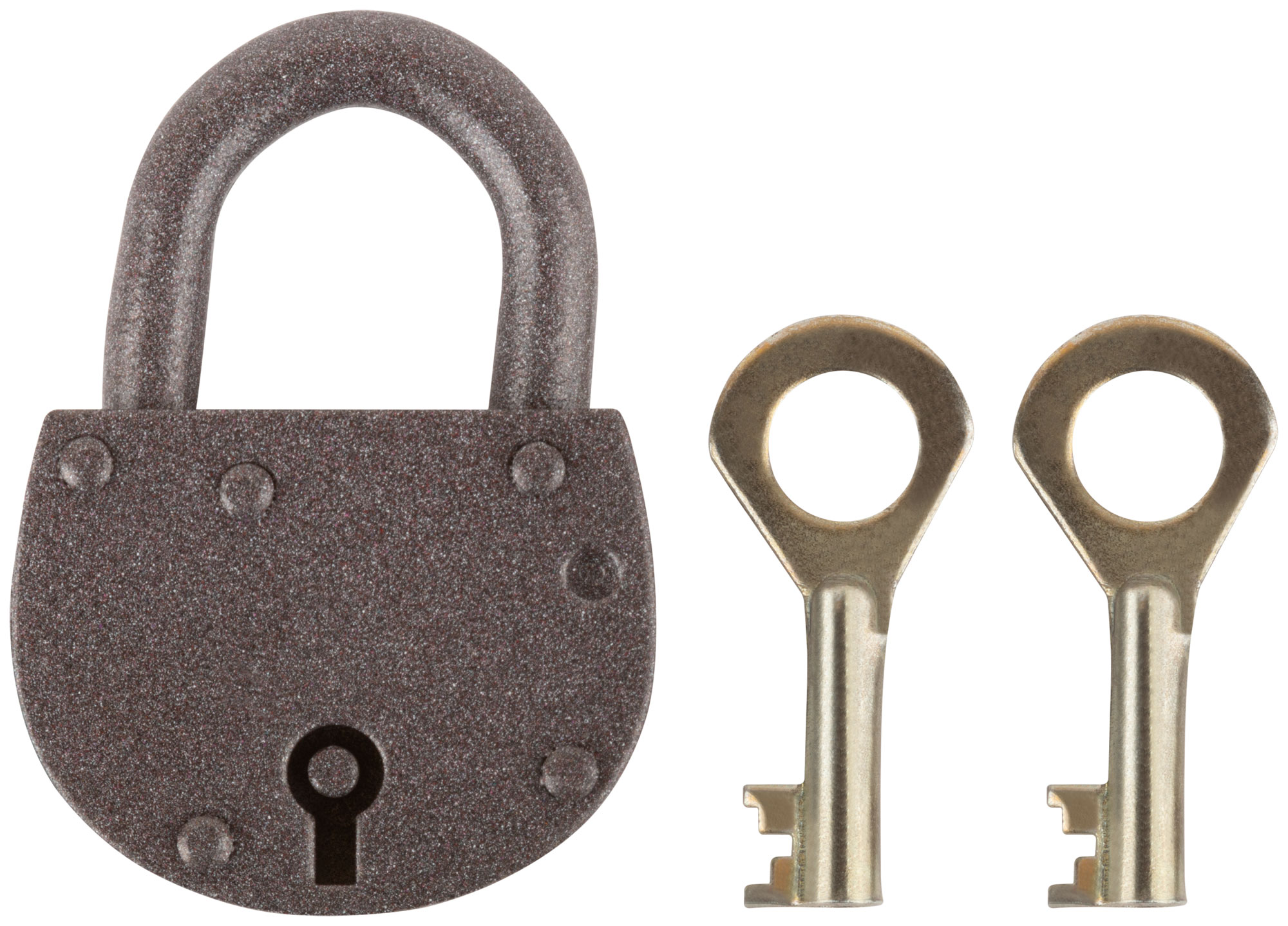 Замок навесной сувальдный ЗВС-3, стальной корпус 50x50 мм, стальная дужка 8 мм