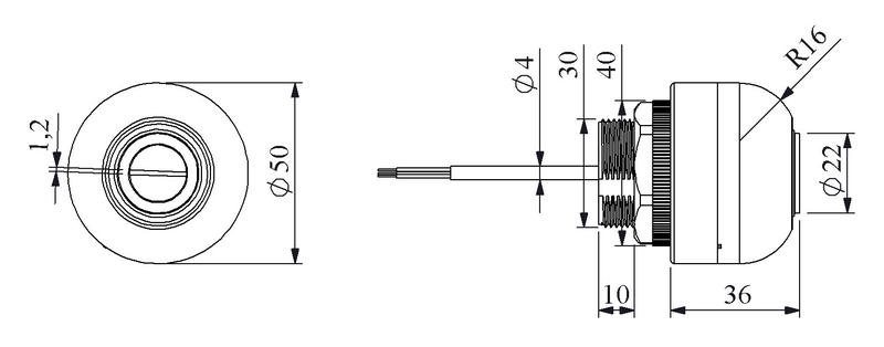Датчик фотоэлектрический (PNP-НО) провод 1мх4 (расст. сраб. 15см диффузное отражение max 300мс) 12х30В DC IP65 EMAS SPB30MP6PC1