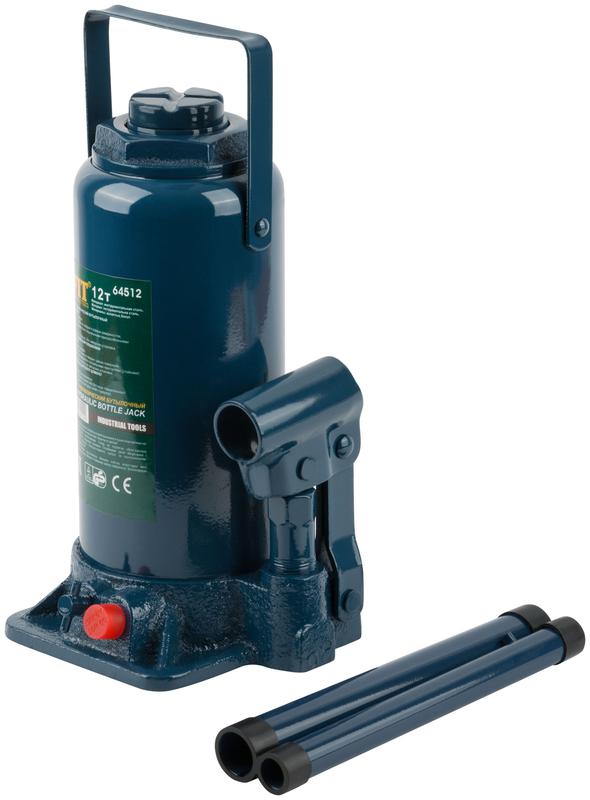 Домкрат гидравлический бутылочный 12т FIT 64512