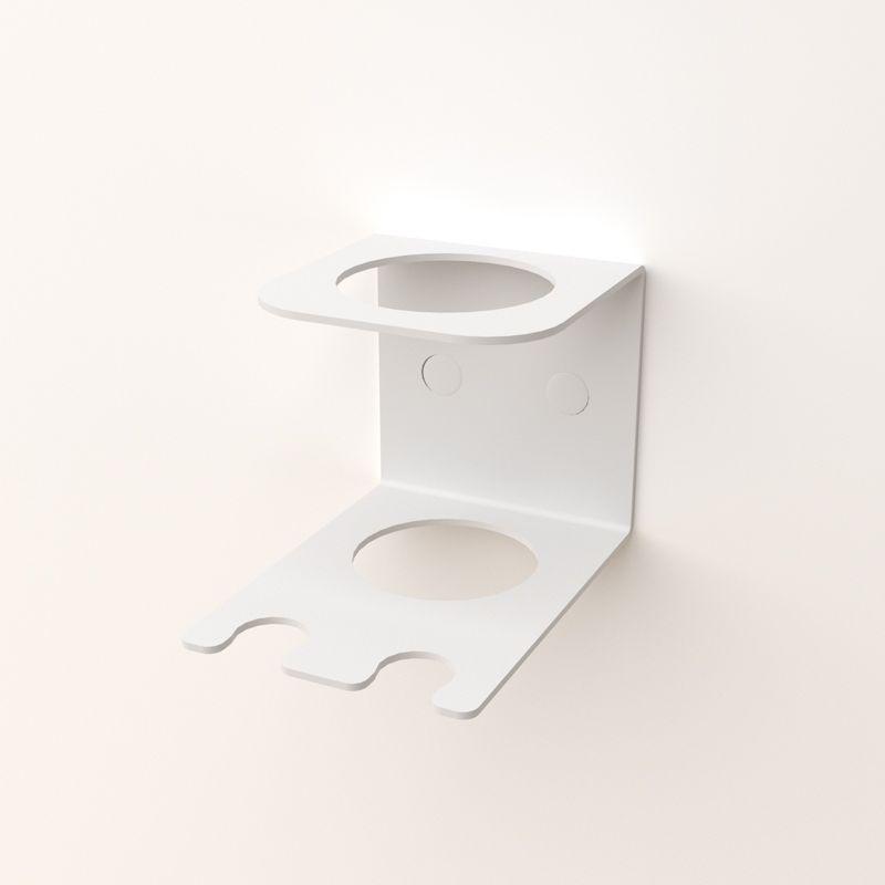 Держатель для хранения электрических зубных щеток и насадок монтаж без сверления бел. Rexant 38-0716