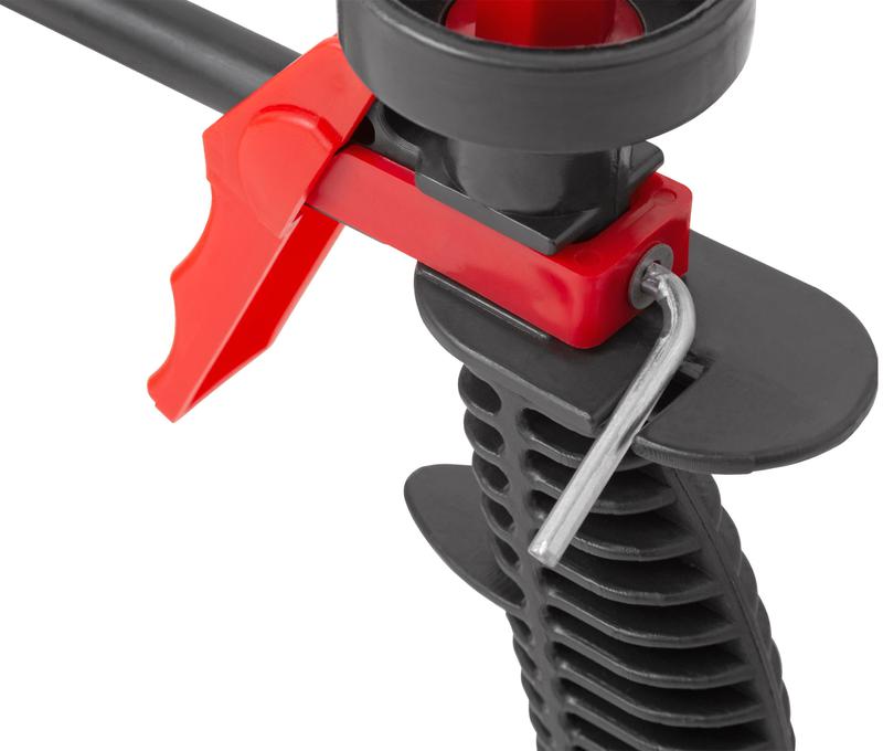 Пистолет для монтажной пены пластик. корпус пластик. трубка КУРС 14257