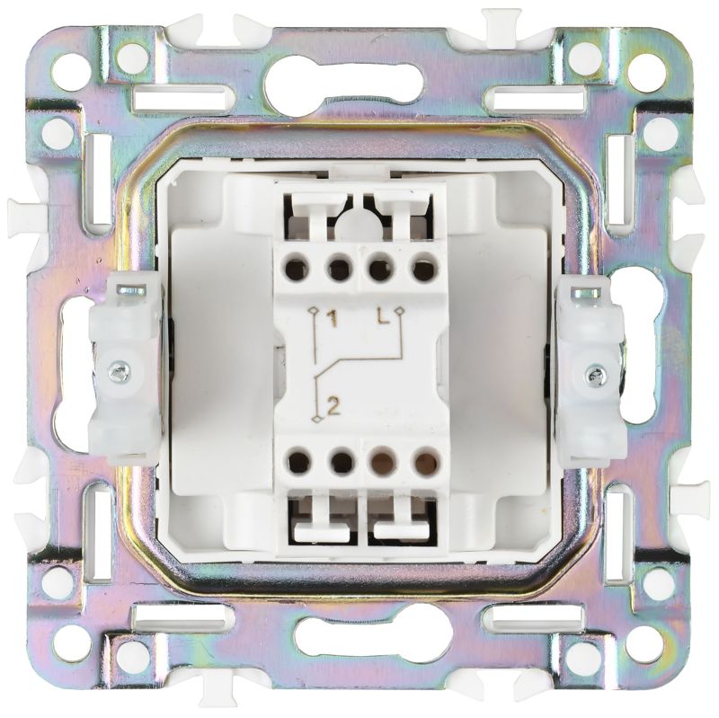 Выключатель проходной 1-кл. SKANDY 10А SK-V02Bl черн. IEK SK-V12-0-10-K02