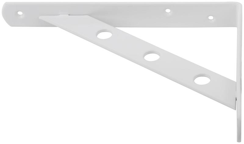 Уголок-кронштейн усиленный 200х150мм бел. КУРС 66103