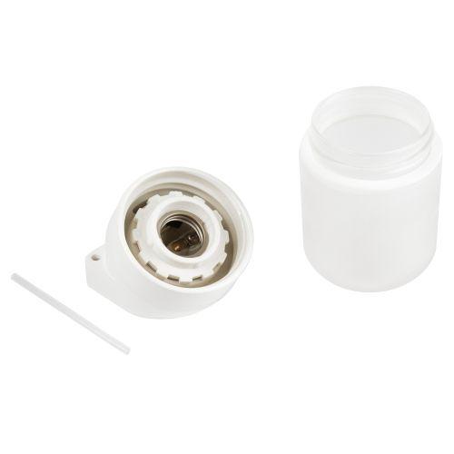 Светильник НББ 02-60-002 для бани керамика/стекло наклонный IP54 E27 max 60Вт 150х90х85 бел. Эра Б0064018