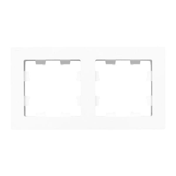 Рамка 2-м Эпика пластик бел. EKF UP1-FPW-02