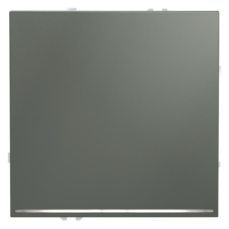 Переключатель проходной 1-кл. СП S70 10А с подсветкой механизм титан Voltum VLS010406