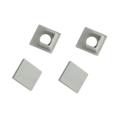 Набор заглушек 5022-3 для профиля 5022. 4624. 5313(01) 3313. 3213. 5313(02) 2шт глухие 2шт с отверстием Эра Б0062806