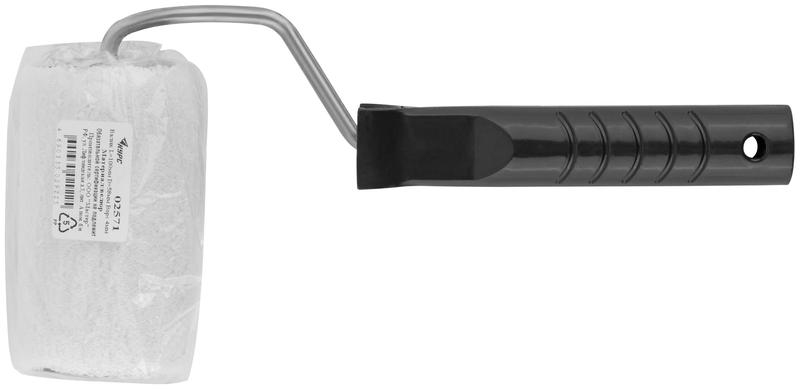 Валик 100мм с ручкой велюр. КУРС 02571