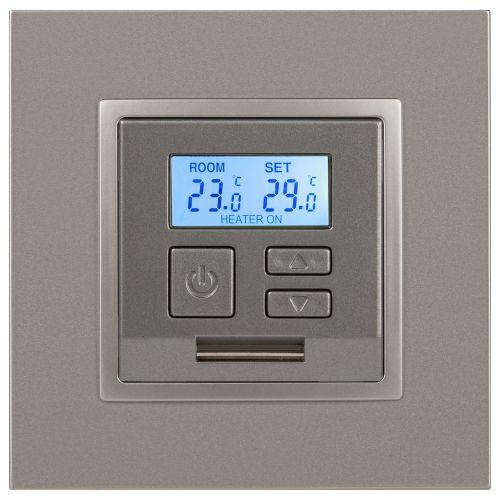 Терморегулятор универсальный 14-4111-16 230В-Imax16А Elegance титан Эра Б0065790