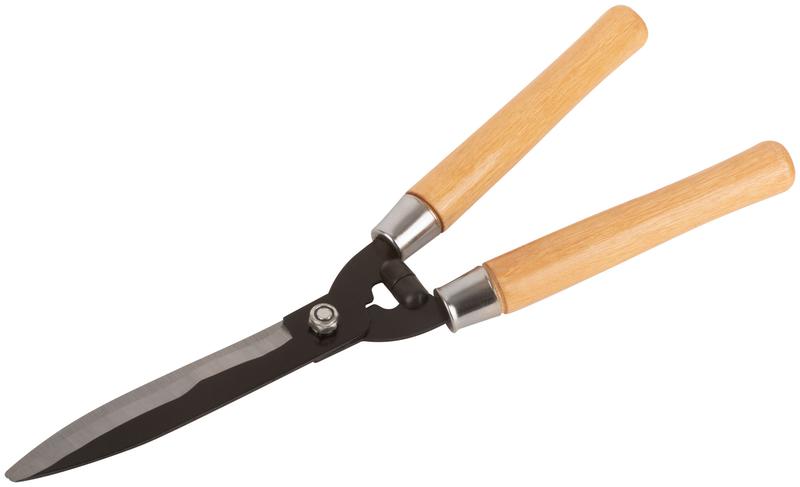 Кусторез волнистые лезвия с черненым покрытием деревянные ручки 500мм FIT 77107