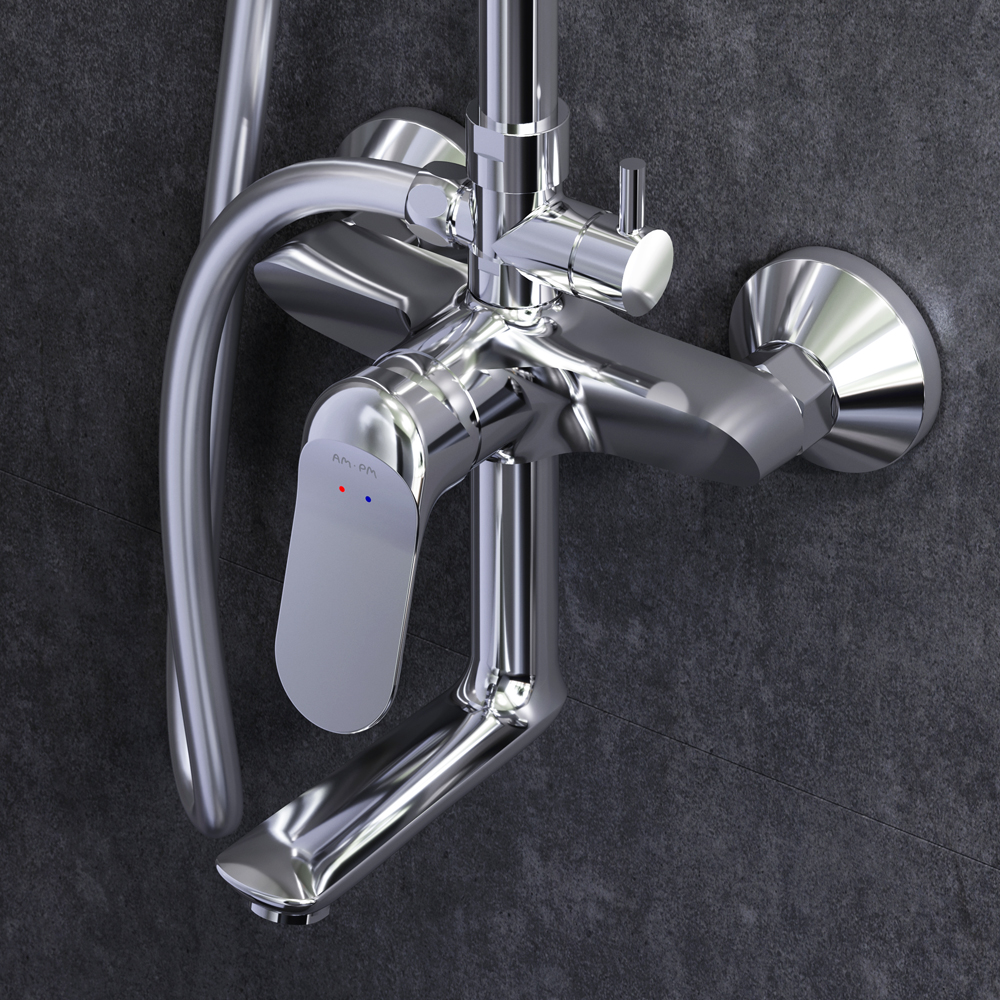 F0785C900 Sunny,душ.система,набор:см-ль д/ванны/душа,верхний душ d220 мм, ручной душ 110 мм, 1 функц