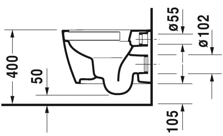 Унитаз Duravit ME by Starck 45300900A1 подвесной Compact Rimless сиденьем с микролифт