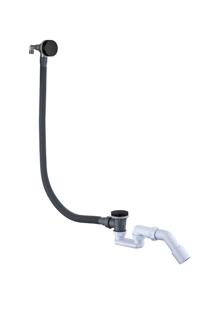 Слив-перелив для ванны, функция наполнения Shine Gun Metal