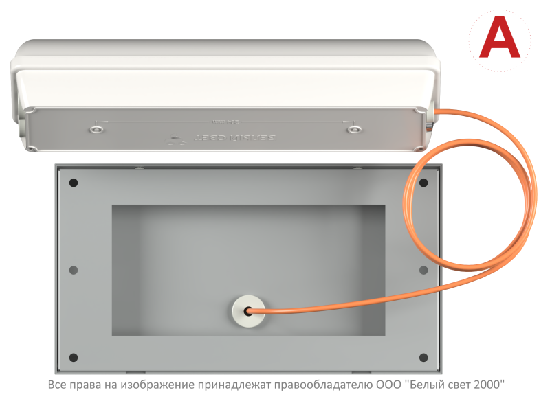 Светильник аварийный BS-CUSTOS-53-R1-STABILAR3-AUTOTEST V01 4000К Gray Белый свет a32402
