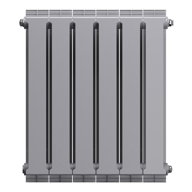 Радиатор PianoForte 500 new 6 секц. биметал. Silver Satin Royal Thermo НС-1176340