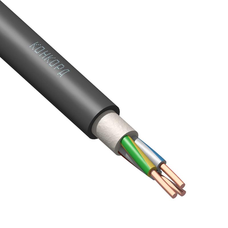 Кабель ППГнг(А)-HF 3х6 ОК (N PE) 0.66кВ (м) Конкорд 4676