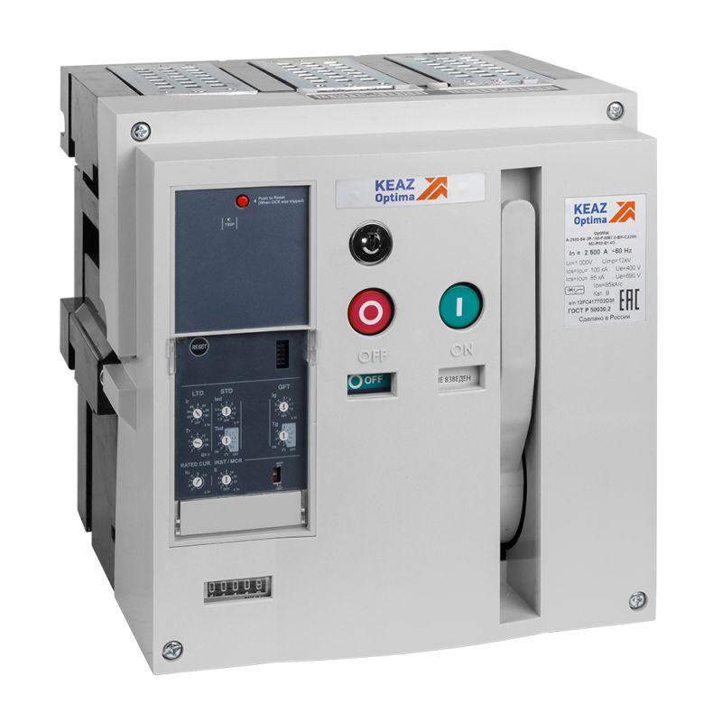 Часть подвижная выдвижного выключателя автоматического OptiMat A-1600-S2-3P-65-MP-MR7.0-C2200-M2-P04-S1-06 КЭАЗ 340790