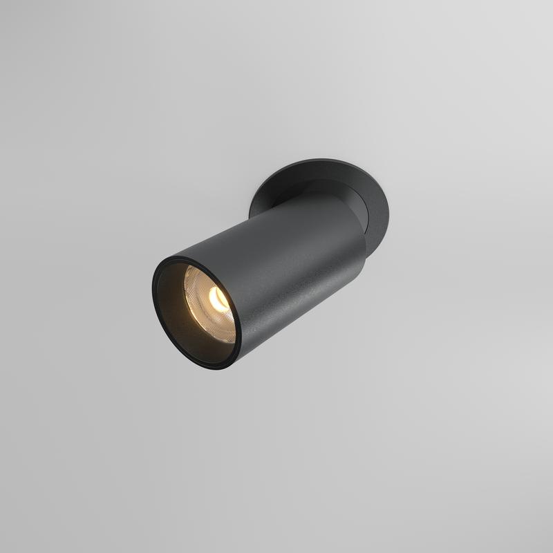 Светильник FOCUS LED 12Вт 3000К 60град. встраив. Maytoni DL125-L12-3K-B