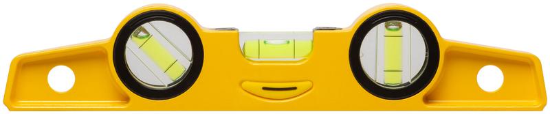 Уровень "Хард" мини 3 глазка литой усиленный профиль фрезер. рабочая грань магниты 250мм FIT 18590