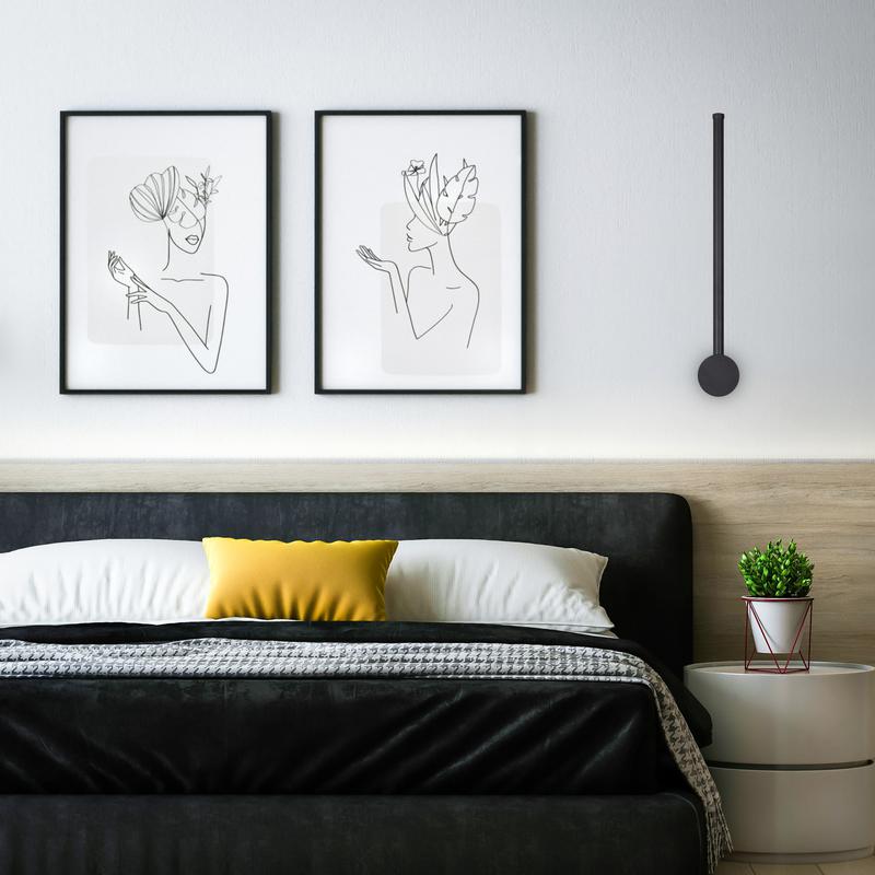 Светильник Mystery 8Вт IP20 бра настен. Freya FR6063WL-L8B